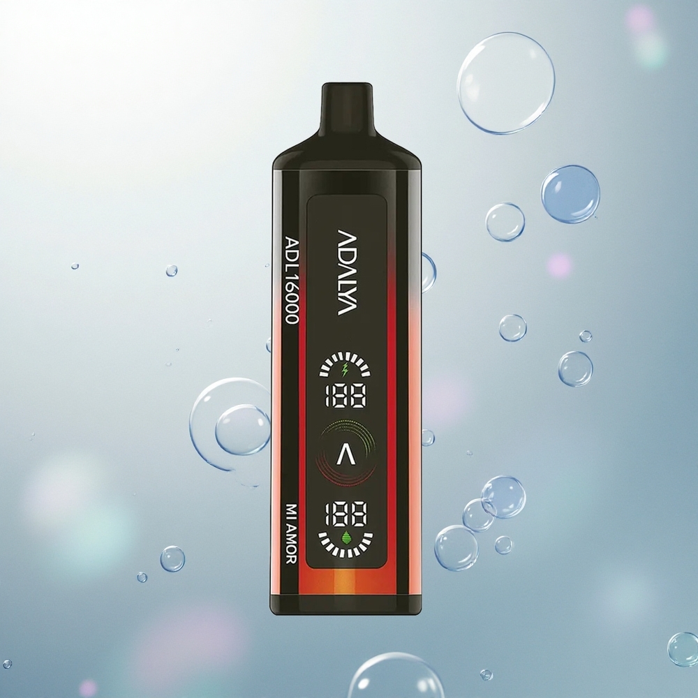 Adalya ADL 16000 PRO Puffs Moja Láska Ocelový Dizajn Lesklá Špička Adalya ADL 16000 PRO Puffs Moja Láska Ocelový Dizajn Lesklá Špička