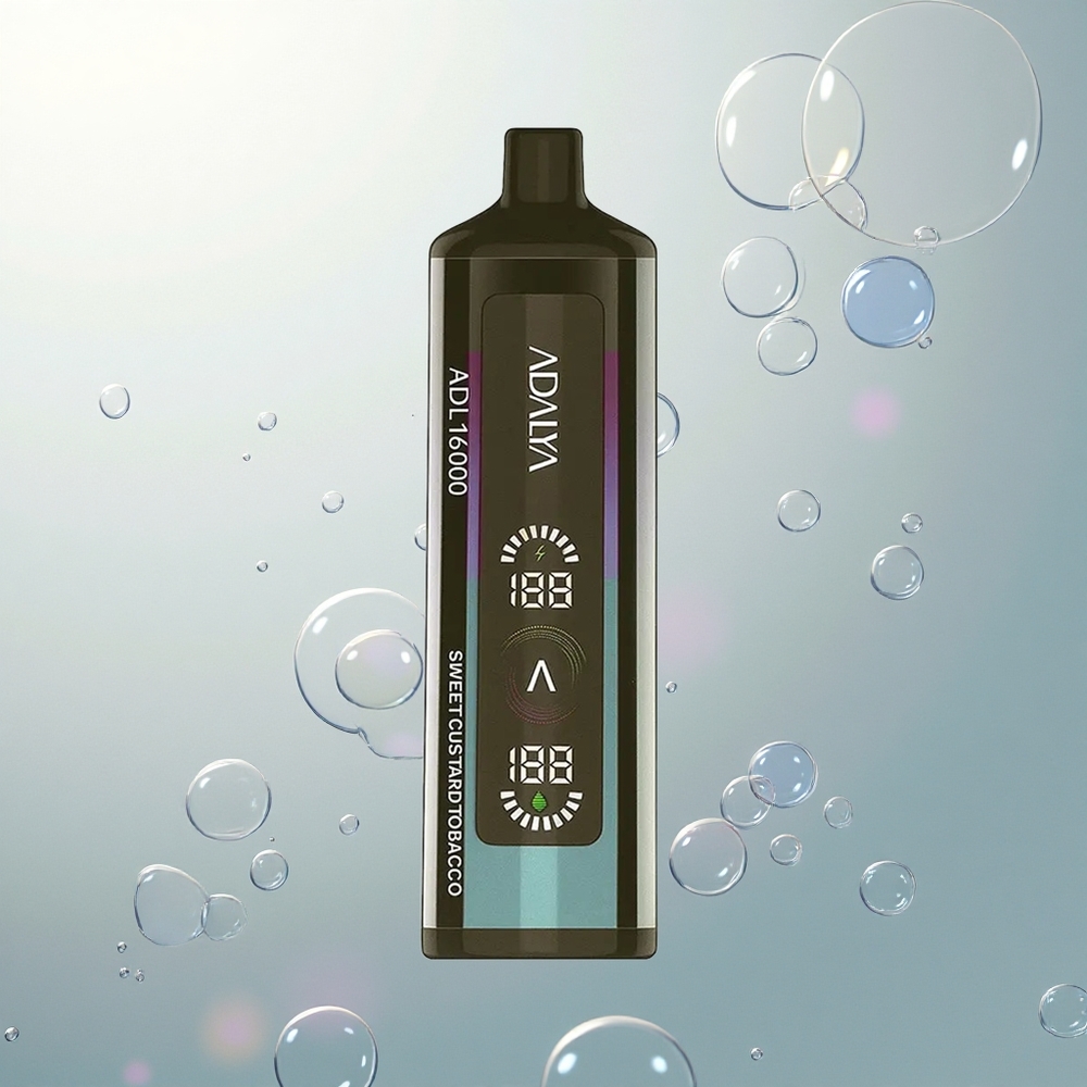 Adalya ADL 16000 PRO Puffs Sladký Krémový Tabak s Ocelovou Trubicou a USB-C Nabíjaním Adalya ADL 16000 PRO Puffs Sladký Krémový Tabak s Ocelovou Trubicou a USB-C Nabíjaním