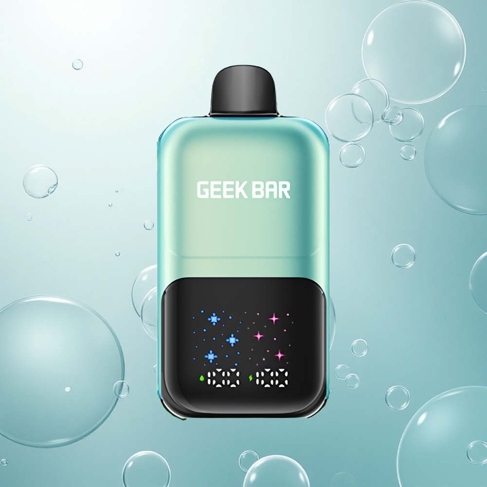 GEEK BAR 2GO 20ml 50000 Puffs Chladivá Mätová ľadová s Interaktívnym Veľkým Displejom a 3 Úrovňami Chladenia GEEK BAR 2GO 20ml 50000 Puffs Chladivá Mätová ľadová s Interaktívnym Veľkým Displejom a 3 Úrovňami Chladenia