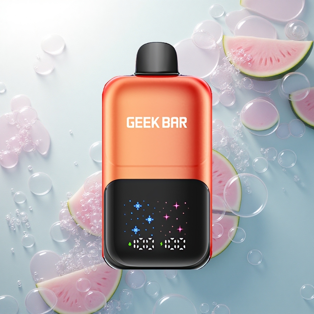 GEEK BAR 2GO 20ml 50000 Puffs Melónová žuvačková zmrzlina s veľkým displejom a nastaviteľnou chutou GEEK BAR 2GO 20ml 50000 Puffs Melónová žuvačková zmrzlina s veľkým displejom a nastaviteľnou chutou