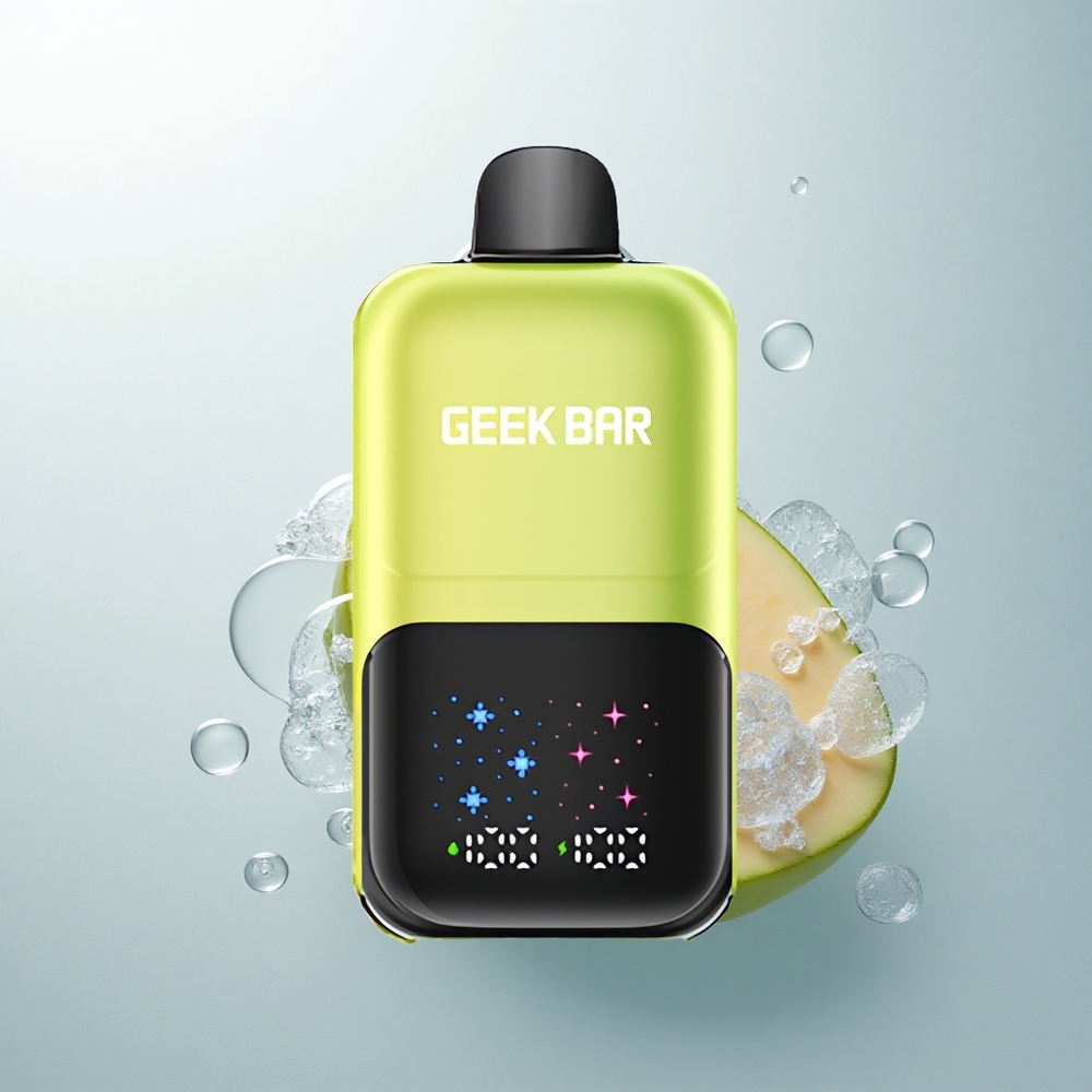 GEEK BAR 2GO 20ml 50000 Puffs Mexické Mango Ľad s Interaktívnym Veľkým Displejom a 5% Nikotínovou Sťažou GEEK BAR 2GO 20ml 50000 Puffs Mexické Mango Ľad s Interaktívnym Veľkým Displejom a 5% Nikotínovou Sťažou