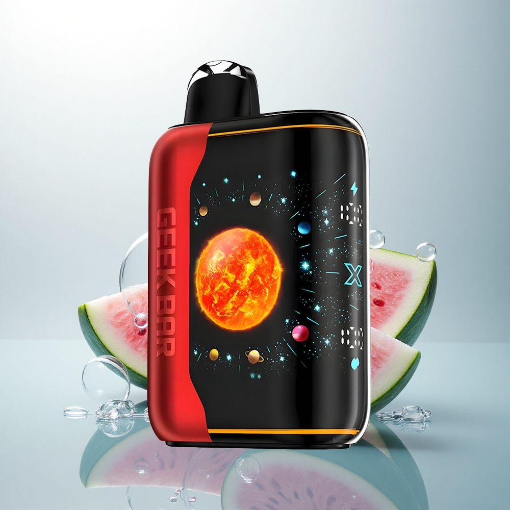 GEEK BAR Platinum Edition 25000 Puffs Melónový ľad s 2% nikotínu a Duálnou mriežkou GEEK BAR Platinum Edition 25000 Puffs Melónový ľad s 2% nikotínu a Duálnou mriežkou