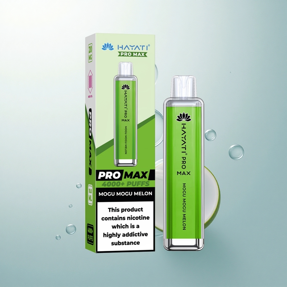 Hayati Pro Max 4000 Puffs Melónový Mok Dual Mesh 1400mAh
