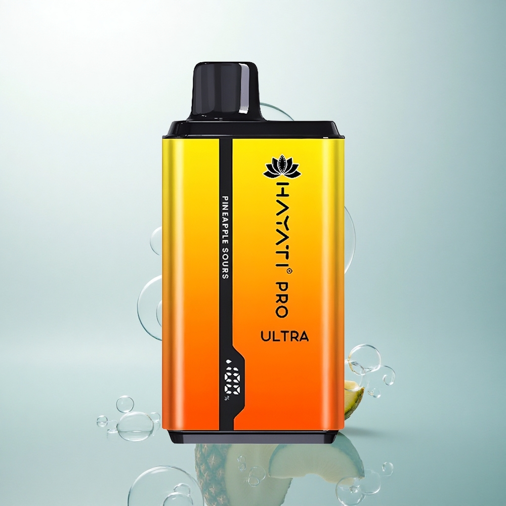 Hayati Pro Ultra 15000 Puffs Ananásové kyselky 15000+ 2 12ml 2%