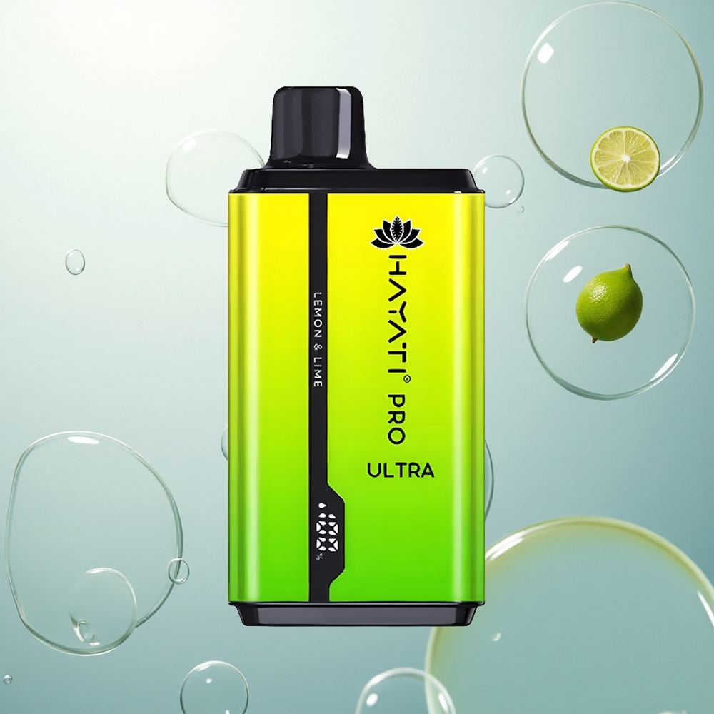 Hayati Pro Ultra 15000 Puffs Citrón & Limetka 850mAh 2 12ml 2%