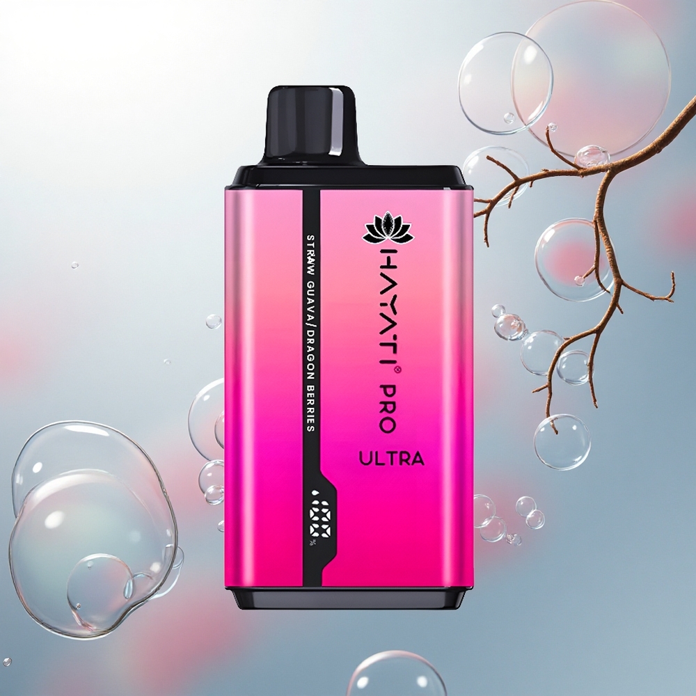 Hayati Pro Ultra 15000 Puffs Jahodová Guava Dračie Bobule 850mAh 24ml
