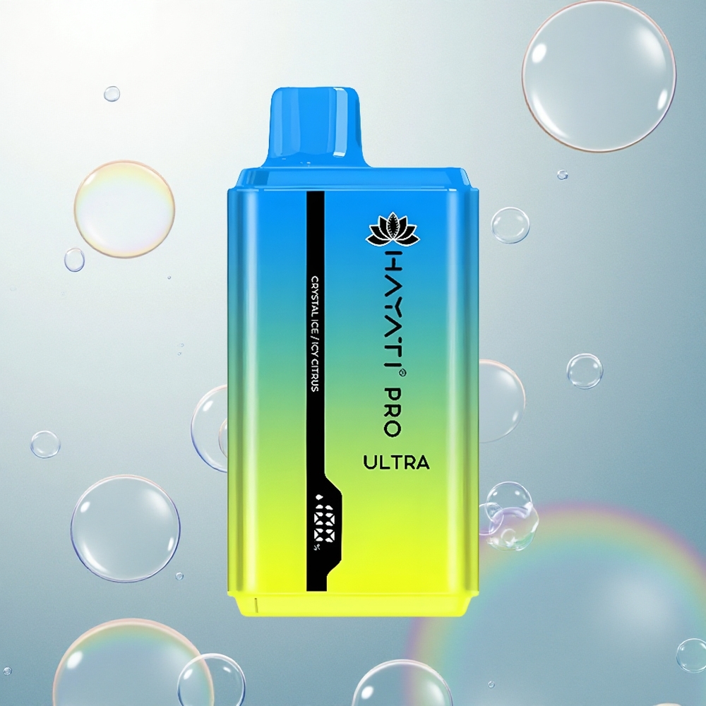 Hayati Pro Ultra 15000 Puffs Kryštálový ľad Citrus s 850mAh a 12ml