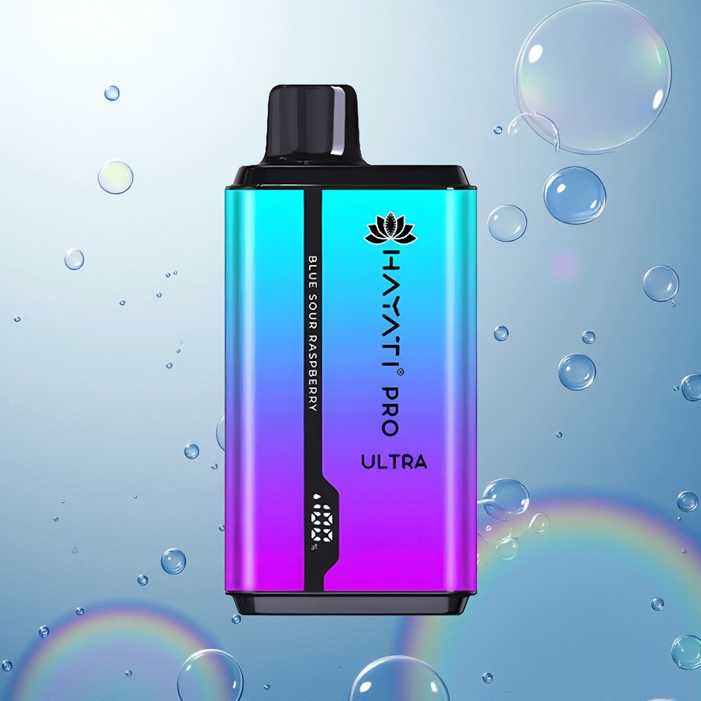 Hayati Pro Ultra 15000 Puffs Modrá Kyslá Malina 850mAh 12ml