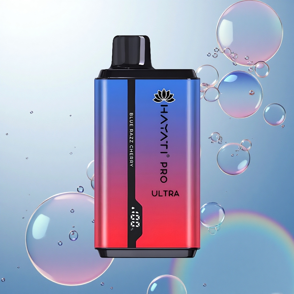 Hayati Pro Ultra 15000 Puffs Modrá Malina Čerešňa 850mAh 24ml