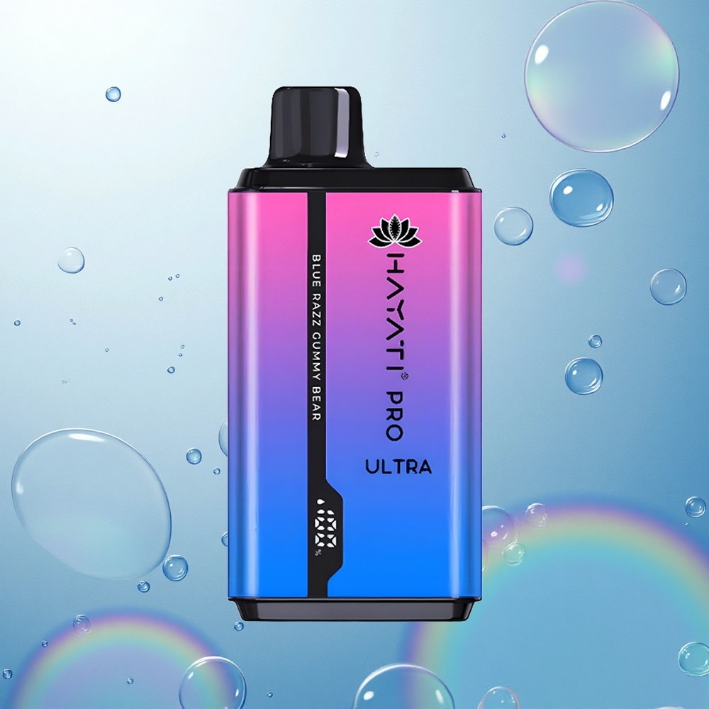 Hayati Pro Ultra 15000 Puffs Modrá Malina Žuvačka + 2 12ml + 2%