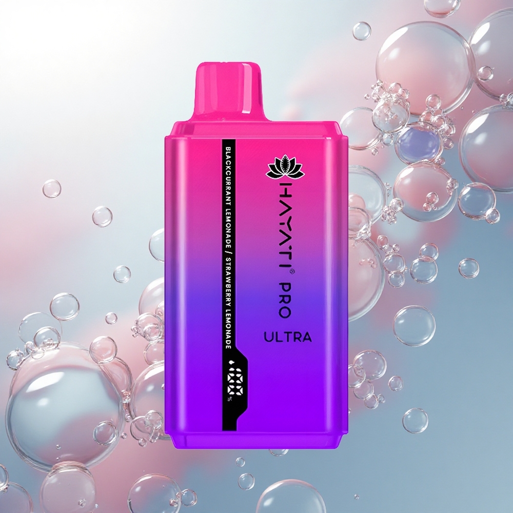 Hayati Pro Ultra 15000 Puffs Čierna ríbezľa Limonáda Jahodová Limonáda 2% 24ml