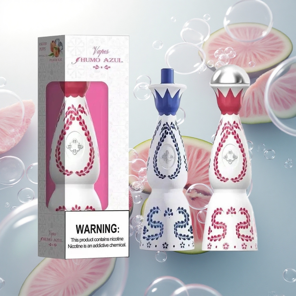 Humo Azul 15000 Puffs Jahodový Melón 20mL 5% 500mAh