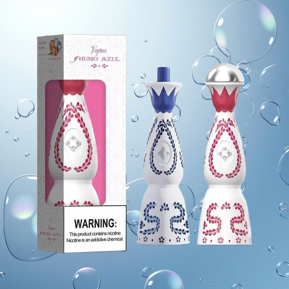 Humo Azul 15000 Puffs Modrá Malina Medveď 20mL 5% 500mAh