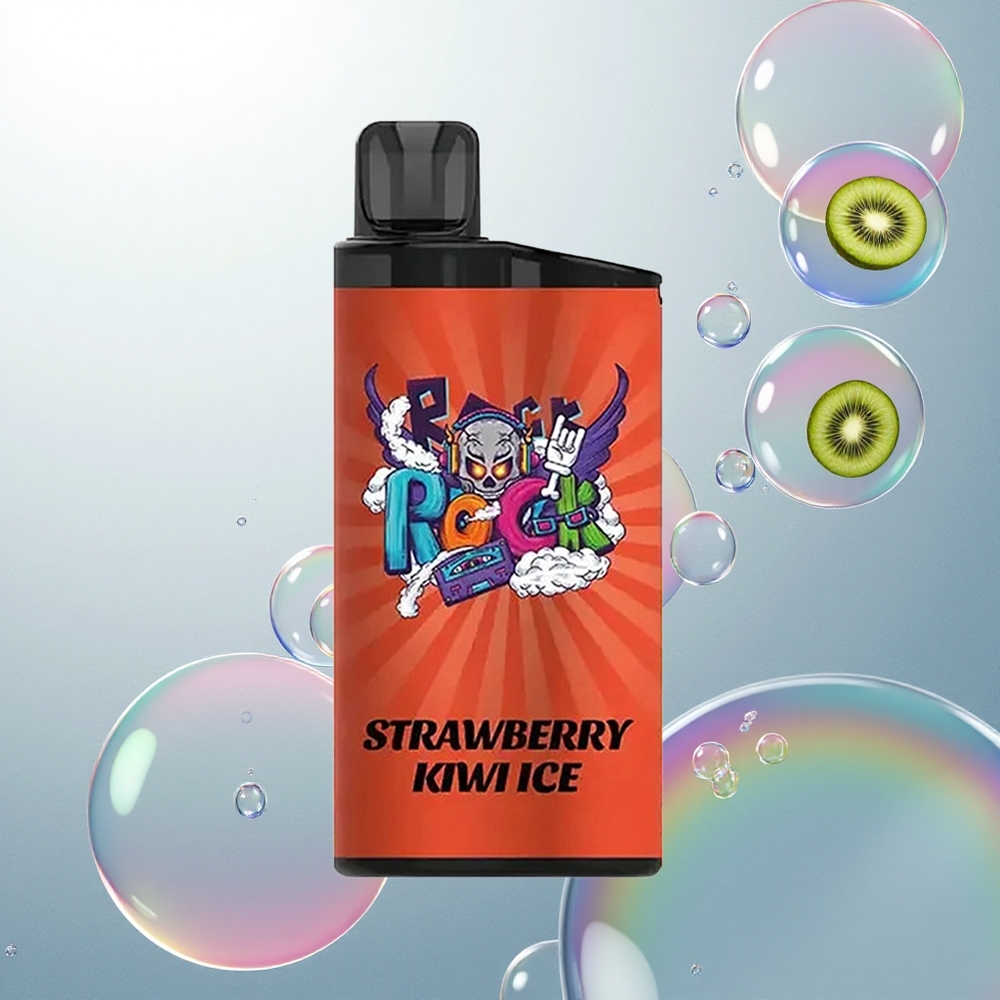 IGET Bar 3500 Puffs Jahoda Kiwi Ľadová s Mesh Cievkou 1.2 Ohm