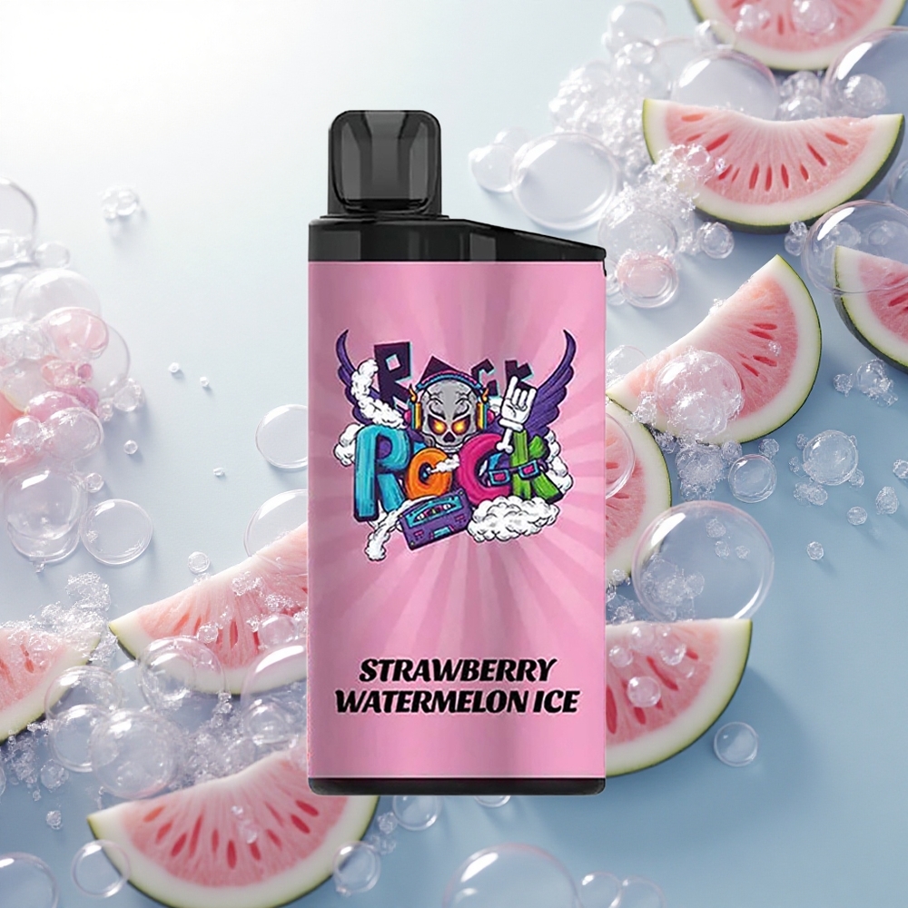 IGET Bar 3500 Puffs Jahodový Melónový Ľad s 1.2 Ohm Mesh Cievkou a 1400 mAh Batériou