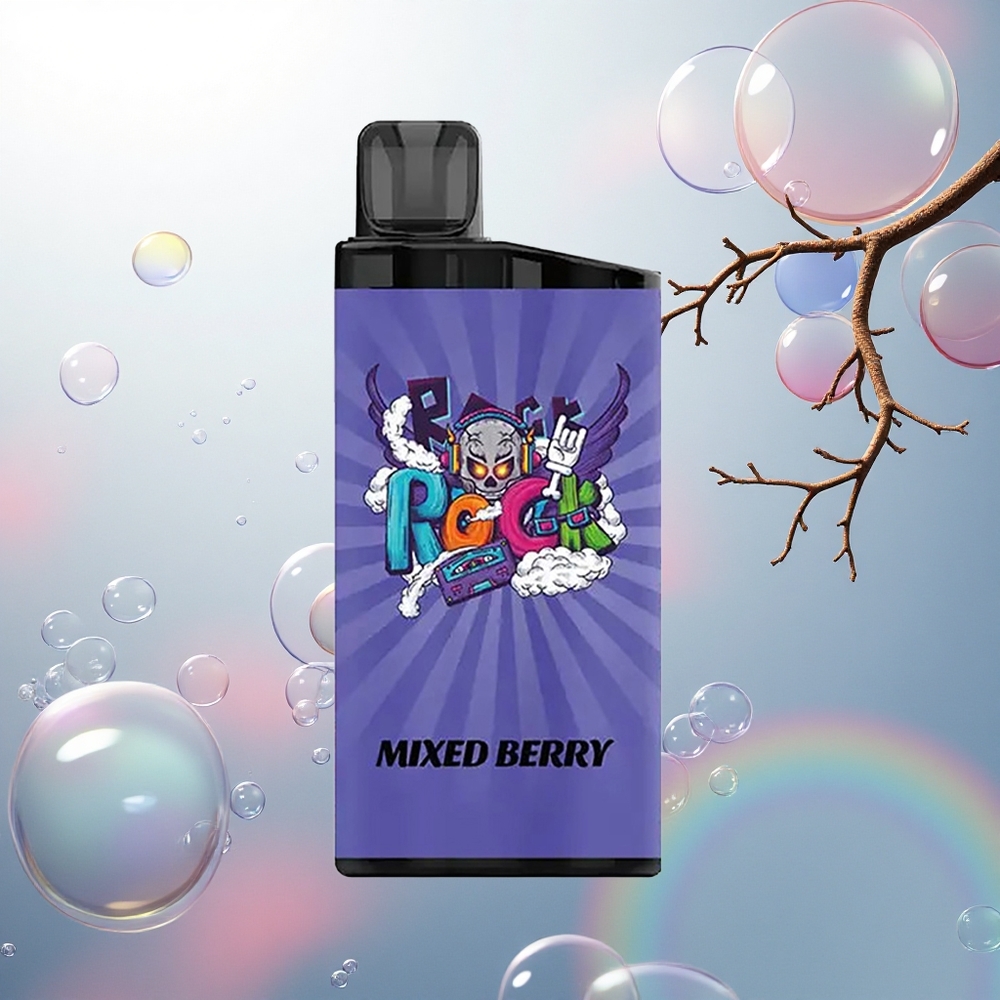 IGET Bar 3500 Puffs Jahodovo-Malínový Mix 3500 Puffov PC+ALU