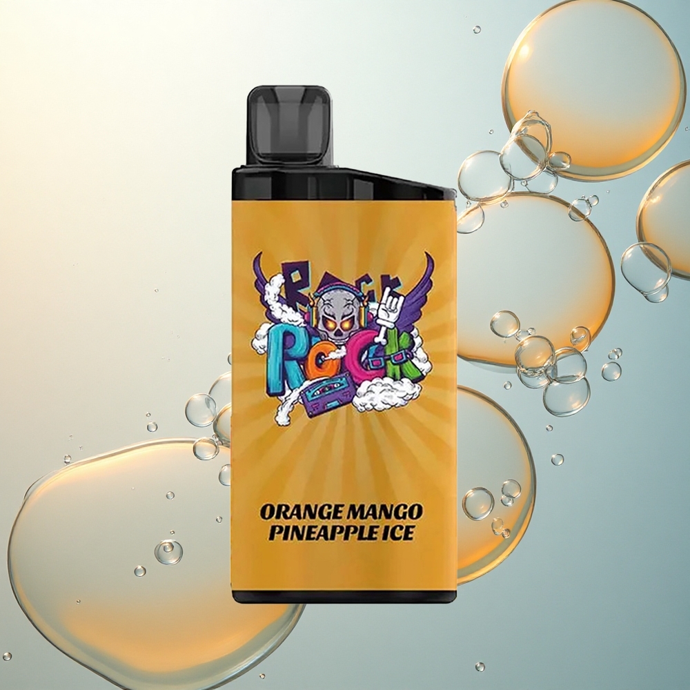 IGET Bar 3500 Puffs Pomarančové Mango Ananásový ľad s 1.2 Ohm Mesh Cievkou a 1400 mAh Batériou