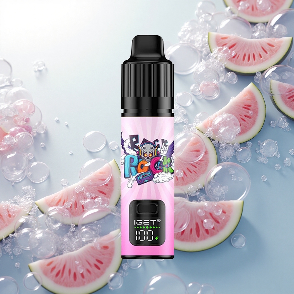 IGET BAR PLUS S3 POD 10000 Puffs Jahodový Melónový Ľad s 5% Nikotínu a 1,0 Ohm Mriežkou