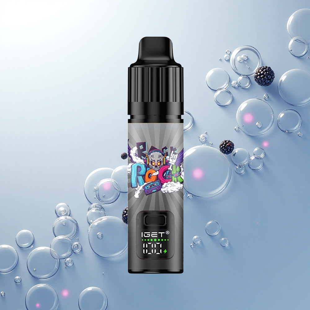 IGET BAR PLUS S3 POD 10000 Puffs Čierna Ryža Ľadová 5% 18ml 1.0 Ohm