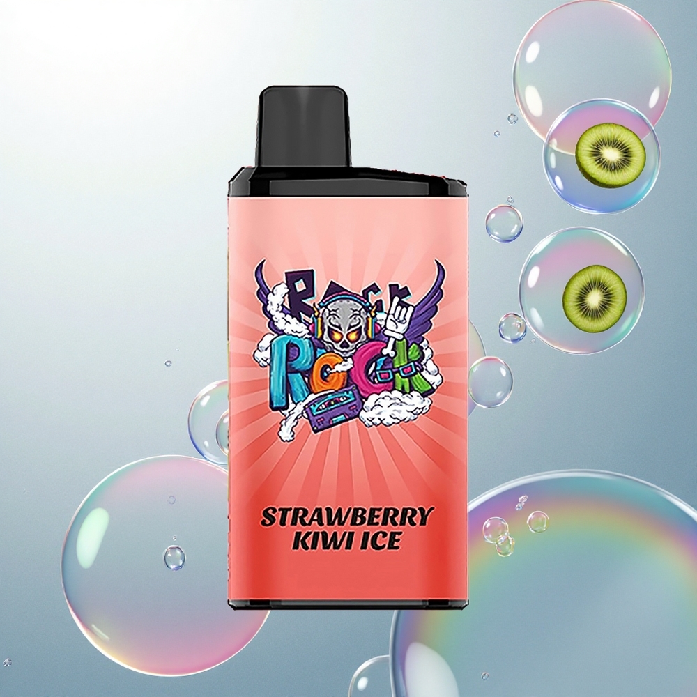 IGET Bar Pro 10000 Puffs Jahodové Kiwi Ľadové 2000 mAh Mesh
