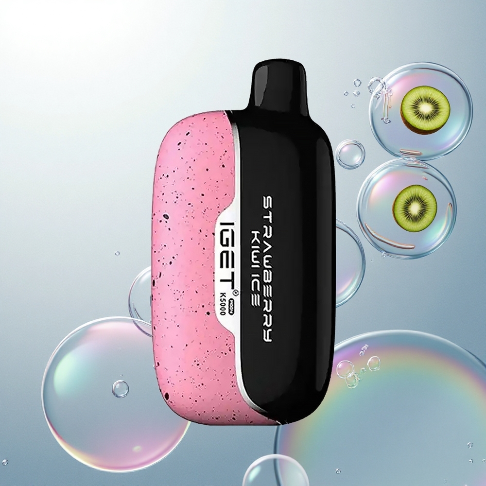 IGET Moon K5000 Puffs Jahodové Kiwi ľadové 5000 Puffov 1.35 Ohm Mesh