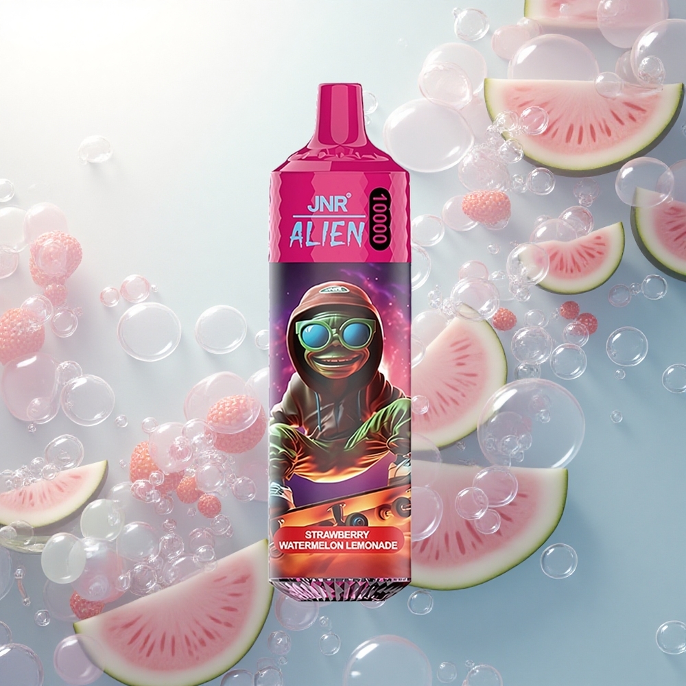 JNR Alien 10000 Jahodový Melónový Limonáda s RGB LED a Typ-C Nabíjaním