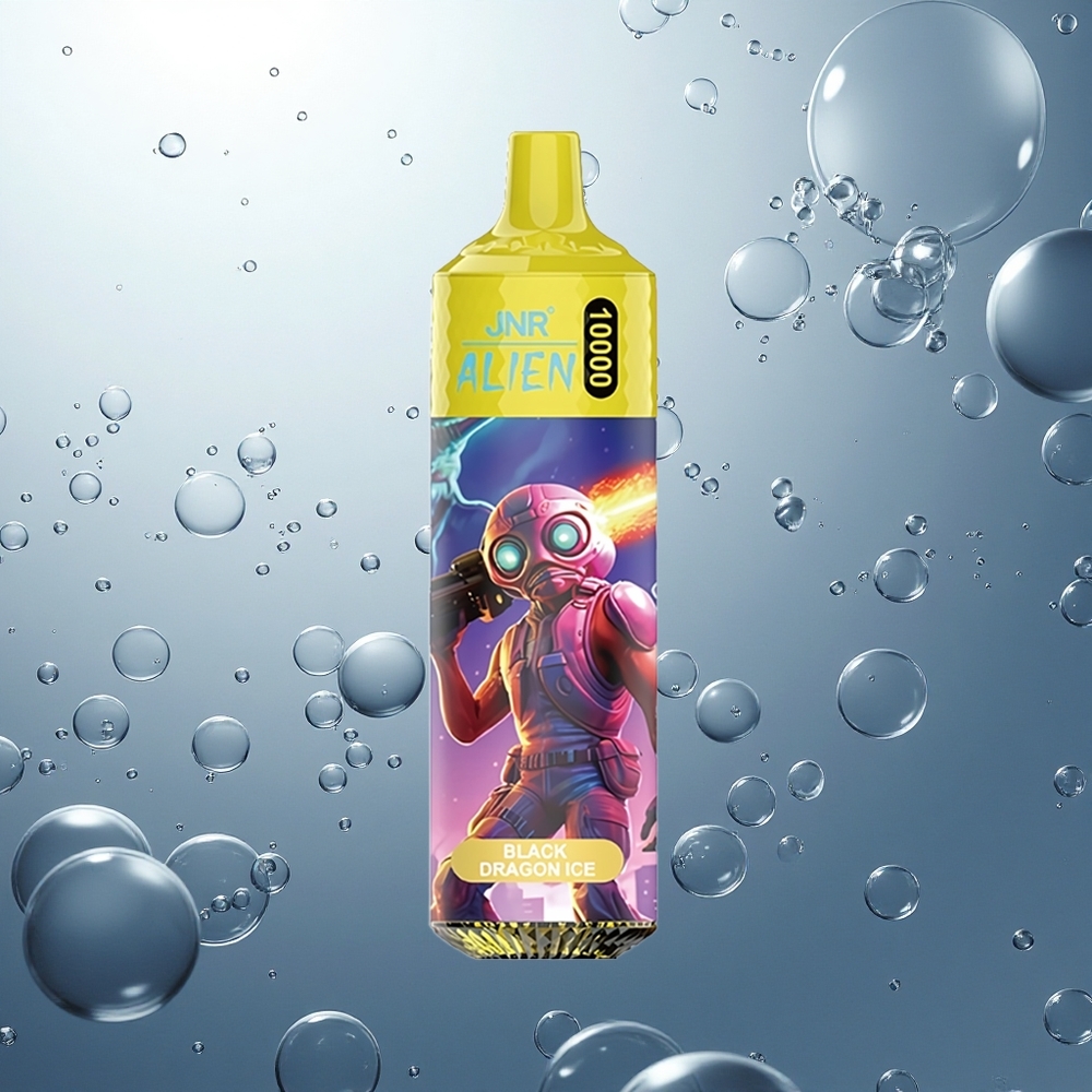 JNR Alien 10000 Čierny Drak Ľadový s RGB LED a Typ-C Nabíjaním