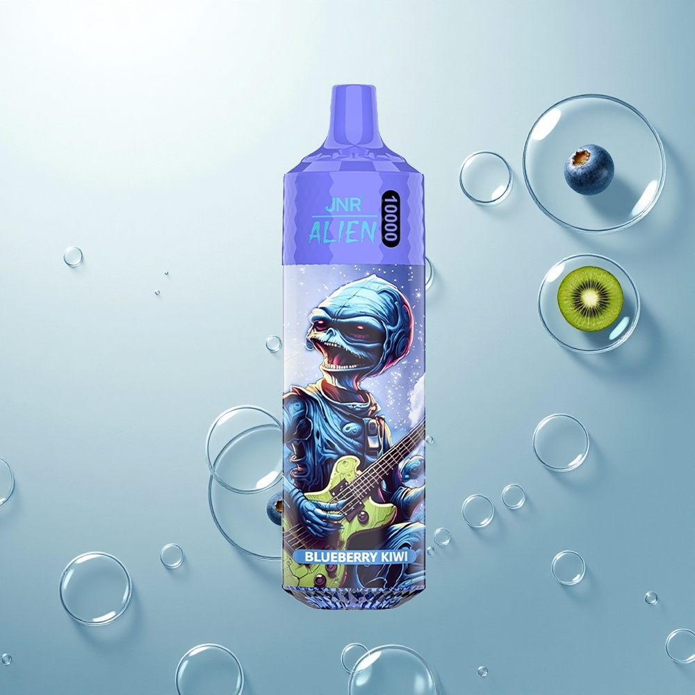 JNR Alien 10000 Čučoriedka Kiwi RGB 850mAh Typ-C