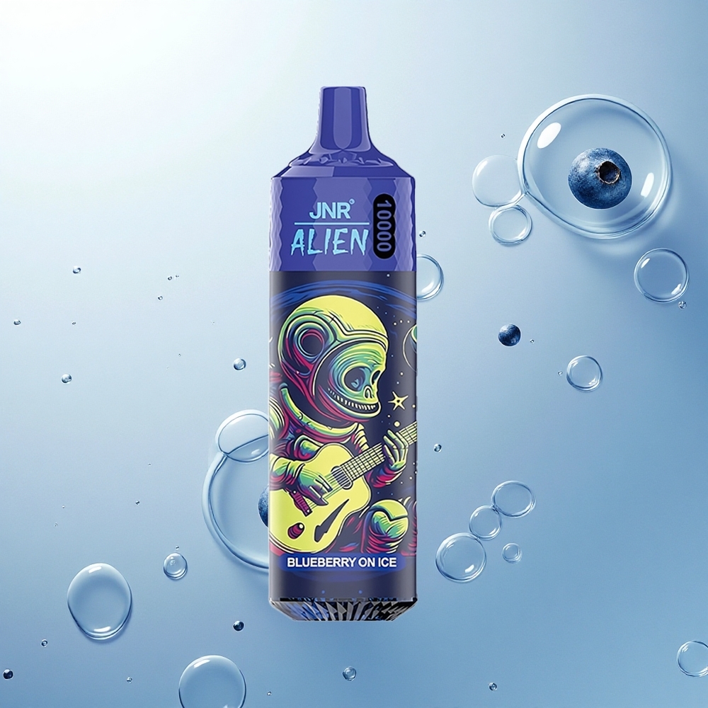 JNR Alien 10000 Čučoriedka na ľade s RGB LED a Typ-C Nabíjaním