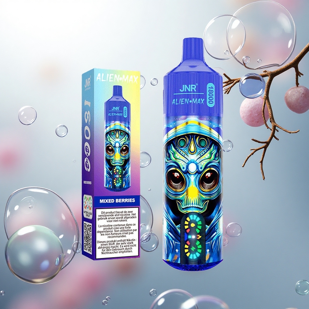 JNR Alien Max 18000 Mixované Bobule Dual Mesh & 20 Príchutí