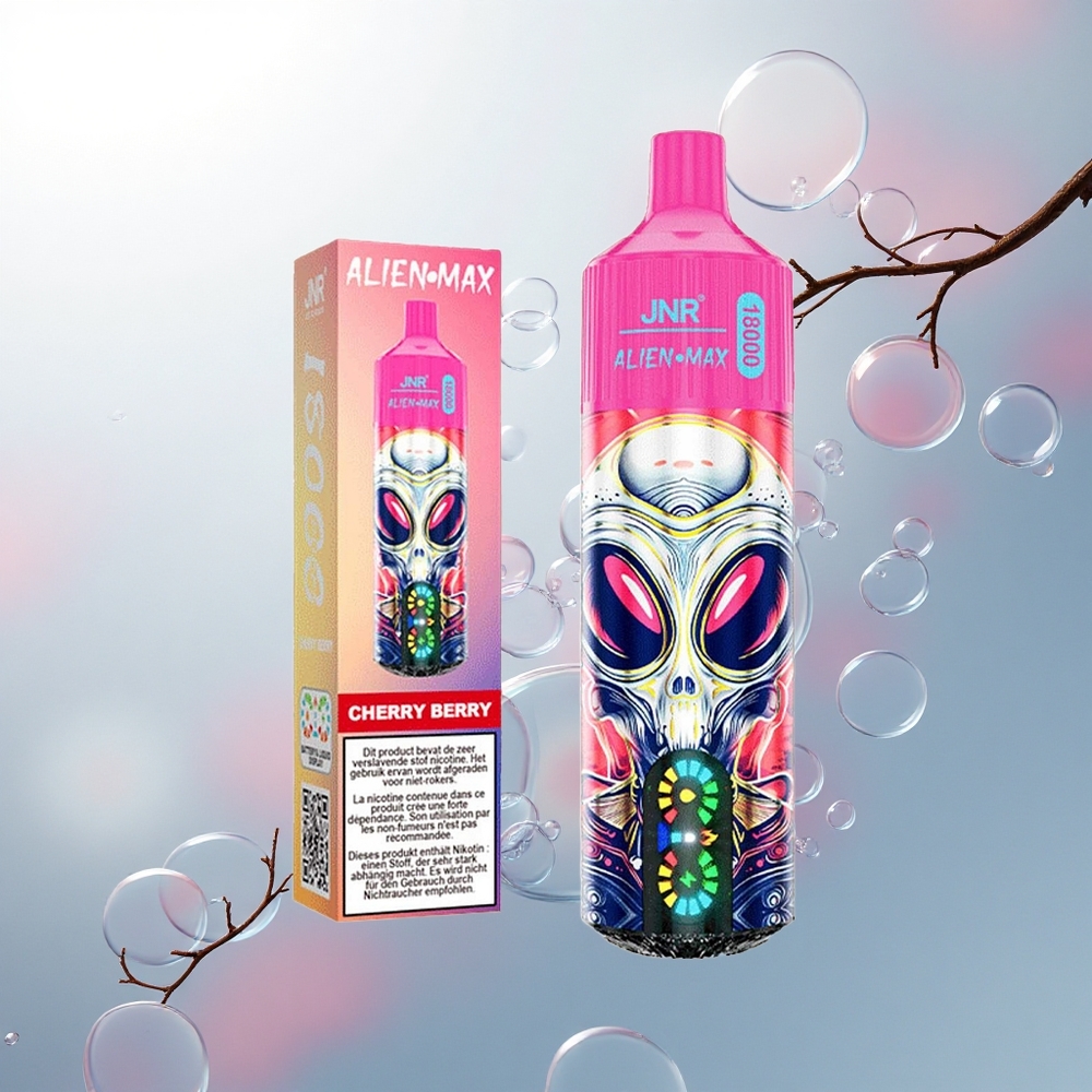 JNR Alien Max 18000 Čerešňa Bobule Dual Mesh 20 Príchutí