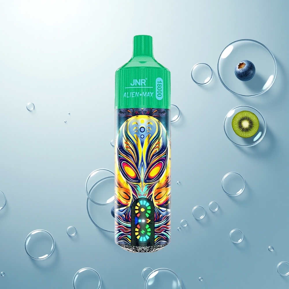 JNR Alien Max 18000 Čučoriedka Kiwi Dual Mesh & 850mAh