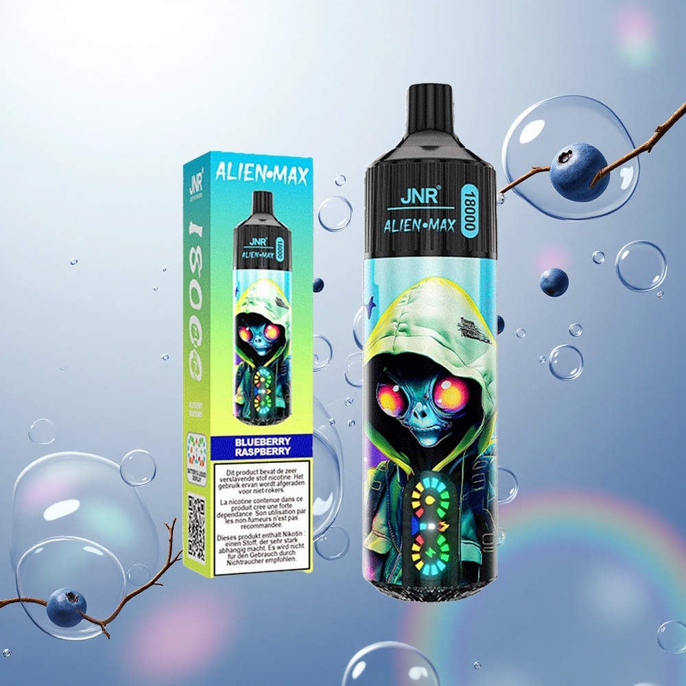 JNR Alien Max 18000 Čučoriedka Malina Dual Mesh & Dual Core 28ml