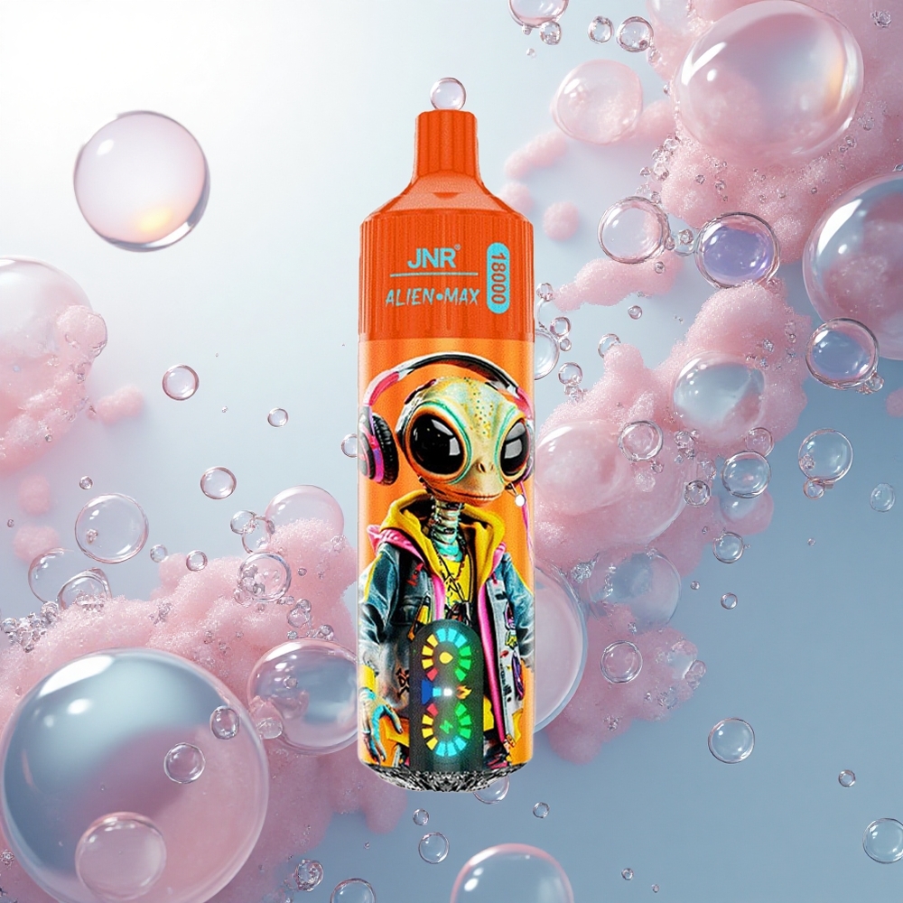 JNR Alien Max 18000 Šumivá Čerešňová Kola s Duálnym Cievkovaním a Rýchlym Nabíjaním