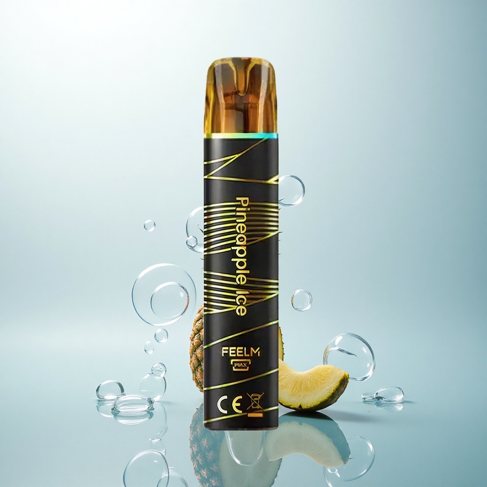 JNR Black&Golden 600+200 Ananasový ľad 800 Puffs 550mAh 2ml