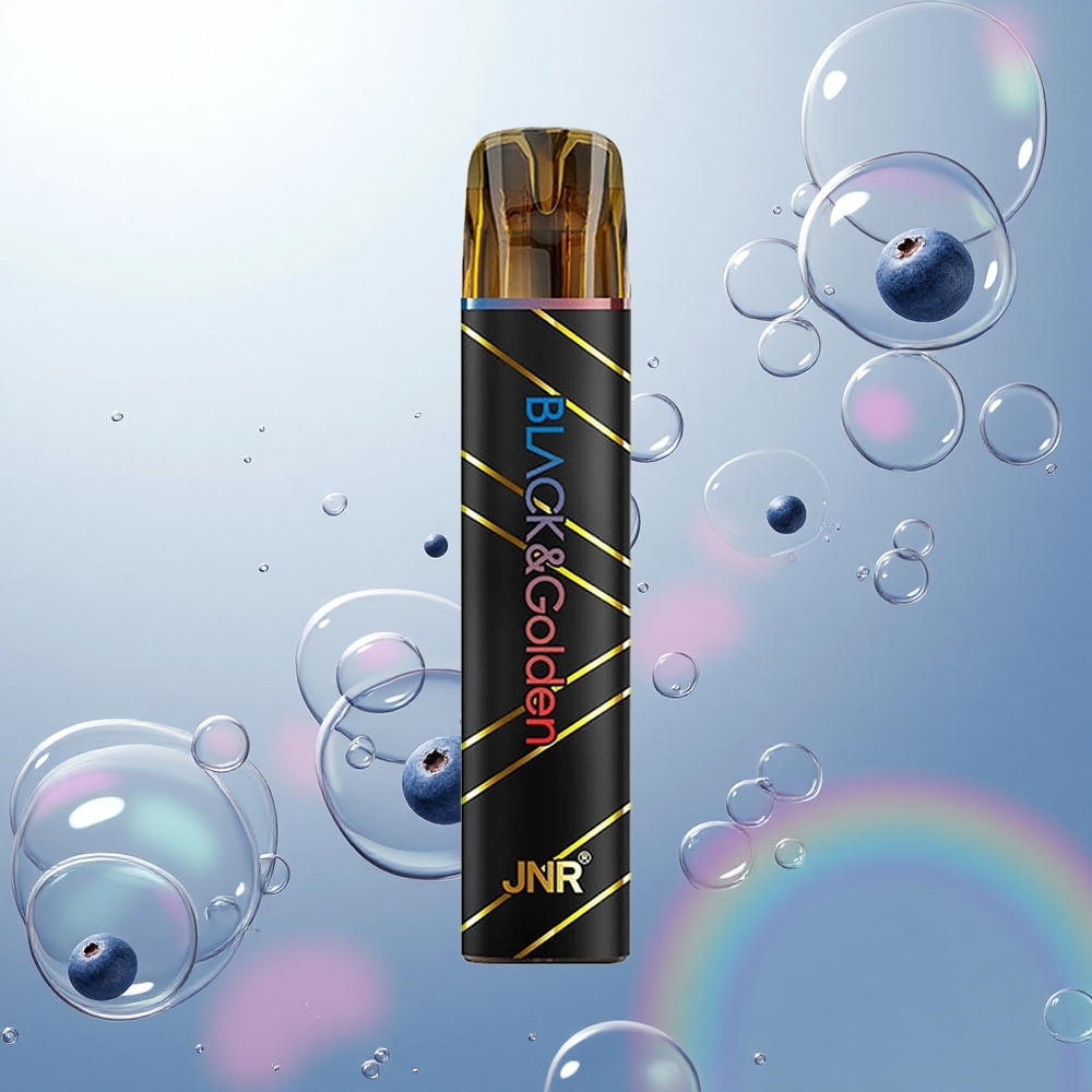 JNR Black&Golden 600+200 Čučoriedka Kyslá Malina 550mAh 2ml 2%