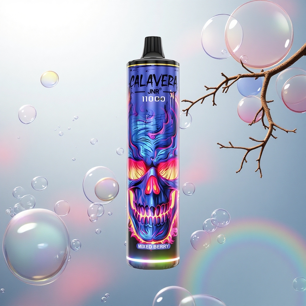 JNR Calavera 11000 Jahodovo-Malinový Mix s 21ml a 850mAh Batériou