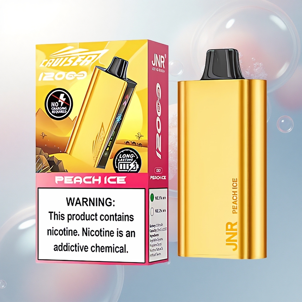 JNR Cruiser 12000 Broskyňový Ľad s 3500 mAh Batériou a 25ml Tekutinou