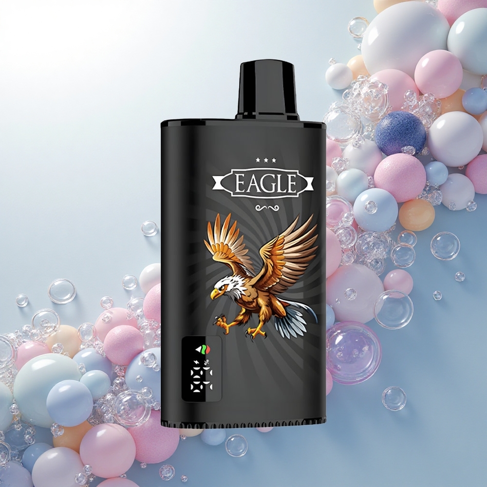 JNR EAGLE Smart 23000 Čierna Ríbezľa Mango Ľad s 25ml Kapacitou a Typ-C Nabíjaním