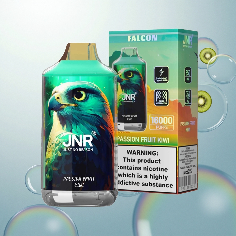 JNR Falcon 16000 Marhuľa Kiwi Dual Mesh 22ml