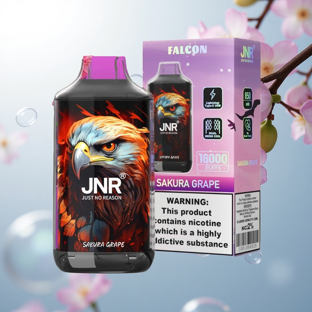 JNR Falcon 16000 Čerešňové Hrozno 22ml Dual Mesh