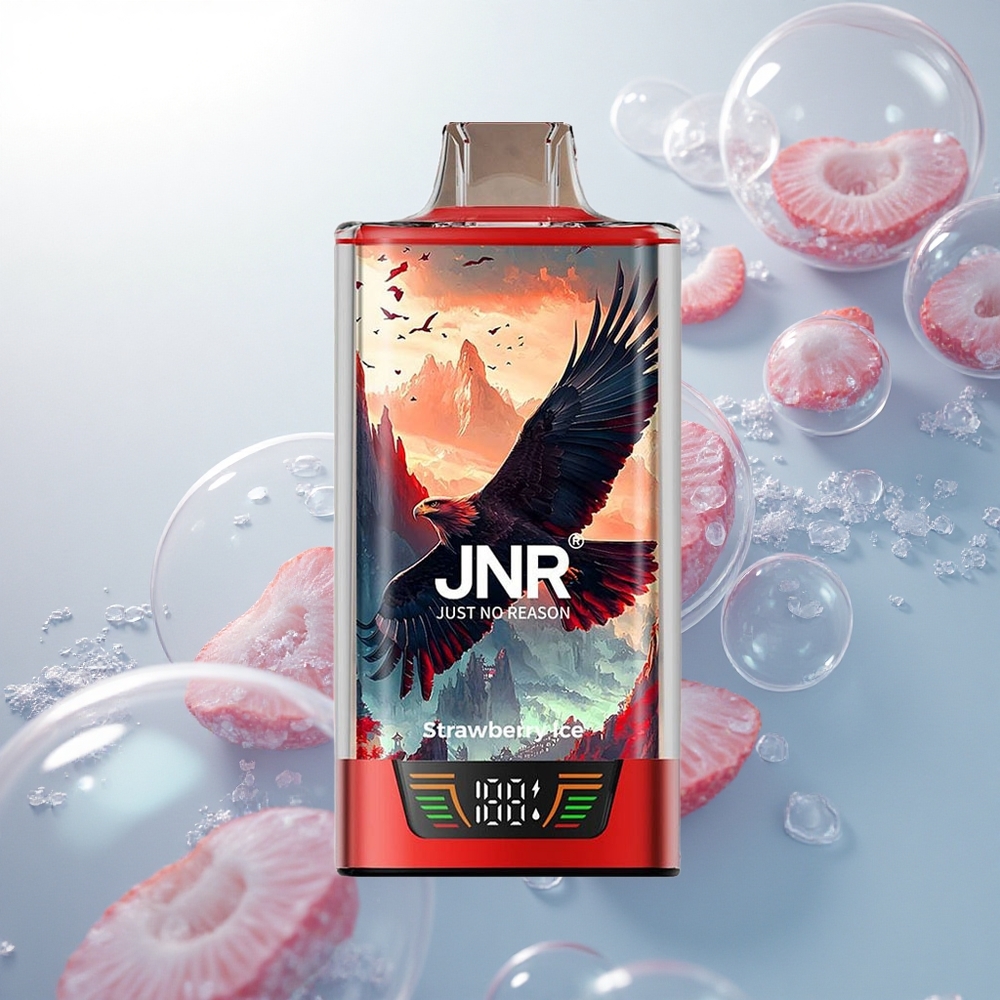 JNR Falcon Pro 28000 Jahodový ľad s 30ml a 28000 potiahnutiami