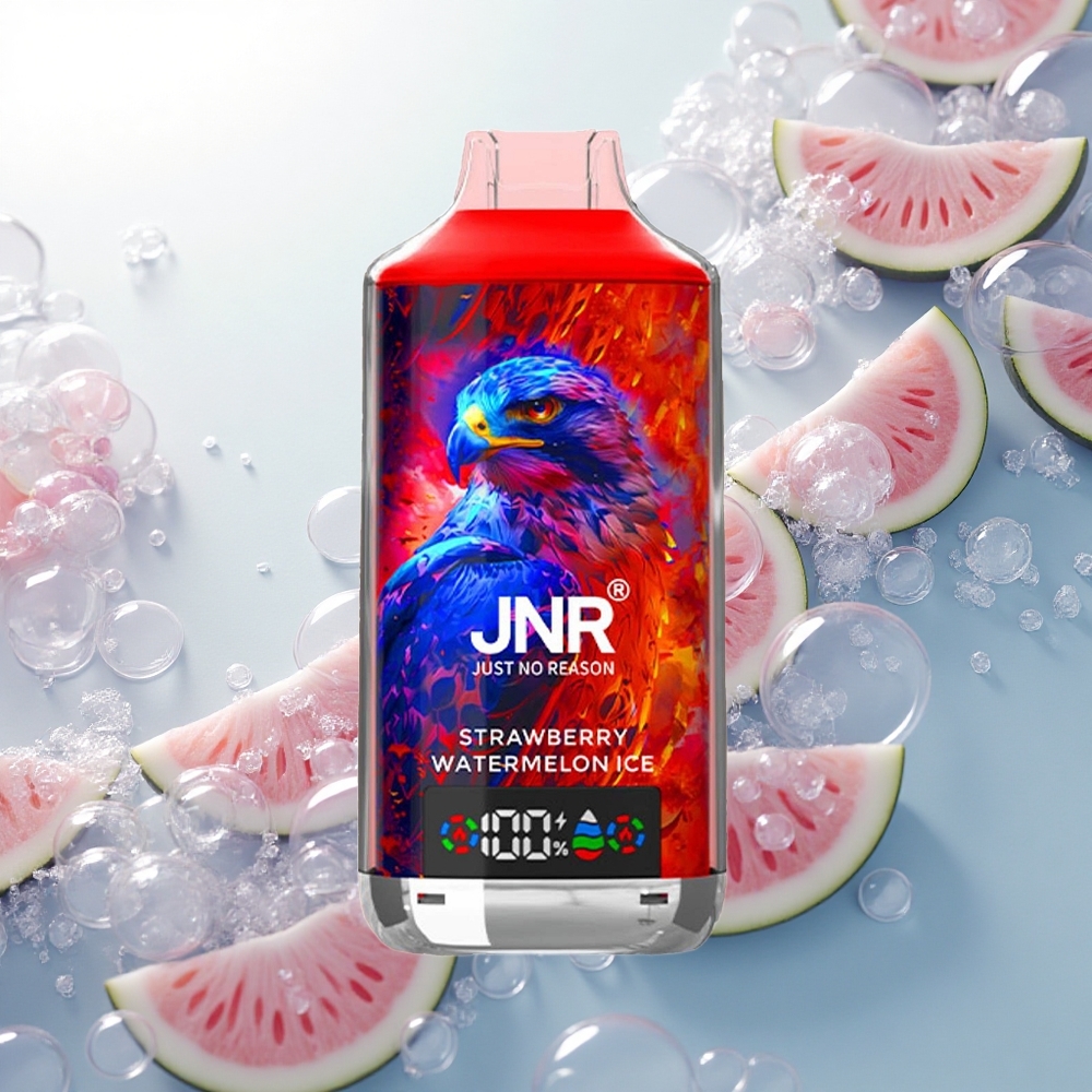 JNR Falcon X 18000 Jahodový Melónový Ľad s 24ml a Dvojitým Mesh Cievkou