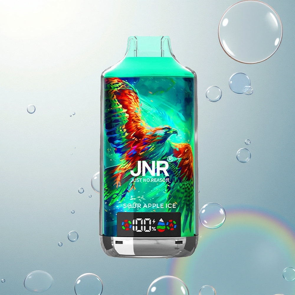 JNR Falcon X 18000 Kyslé Jablko Ľad s 24ml a Dual Mesh Coil