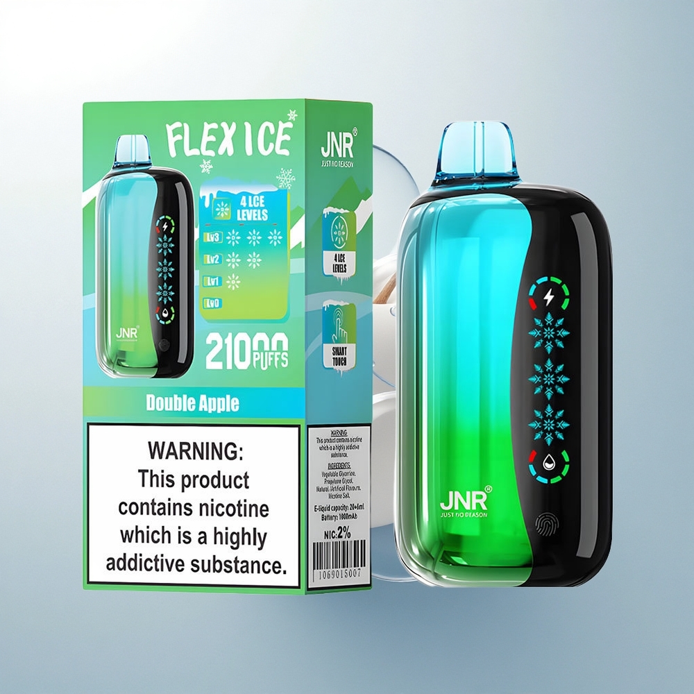 JNR Flex Ice 21000 Dvojité Jablko s ľadom a Nastaviteľným Vzduchom