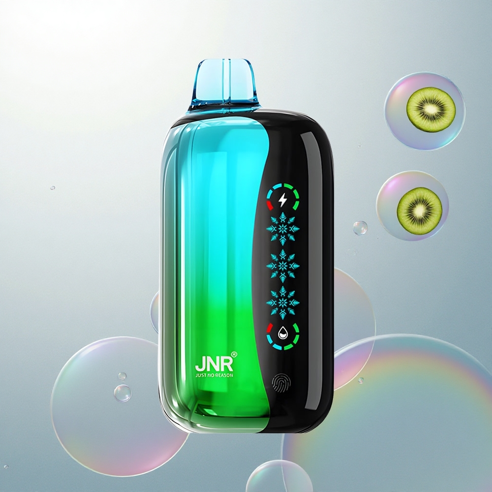 JNR Flex Ice 21000 Jahodový Kivi s Prímesou Ľadu, Nastaviteľný Prúd Vzduchu, 26ml