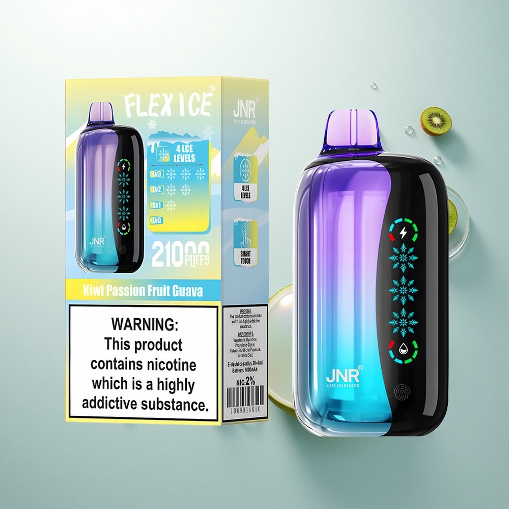 JNR Flex Ice 21000 Kiwi Maracuja Guava Dual Mesh Typ-C