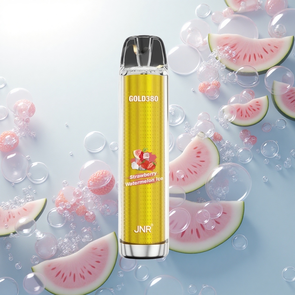 JNR Gold380 6000 Jahodový Melónový Ľad 6000 Puffs 13ml 0%