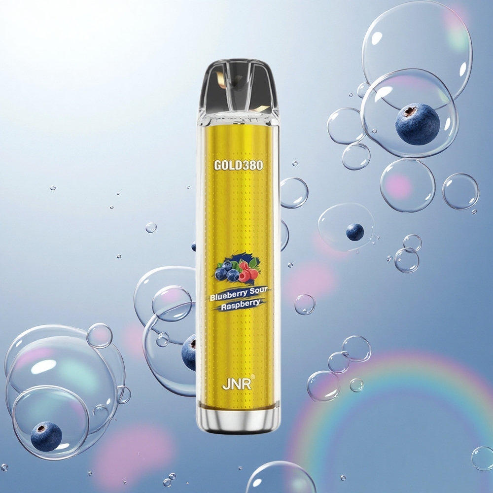 JNR Gold380 6000 Čučoriedkovo-Kyslá Malina 6000 Puffs 13ml 5%