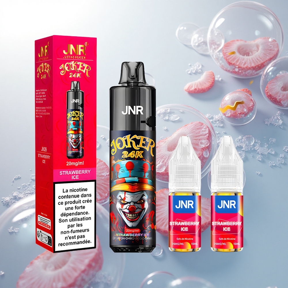 JNR Joker 24K Jahodový ľad s 2% nikotínu a 800mAh batériou